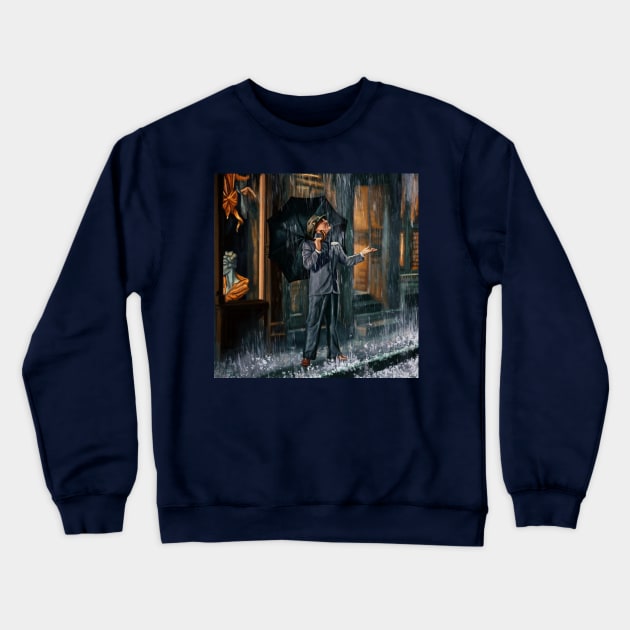 Enjoying the Rain Crewneck Sweatshirt by xandra-homes